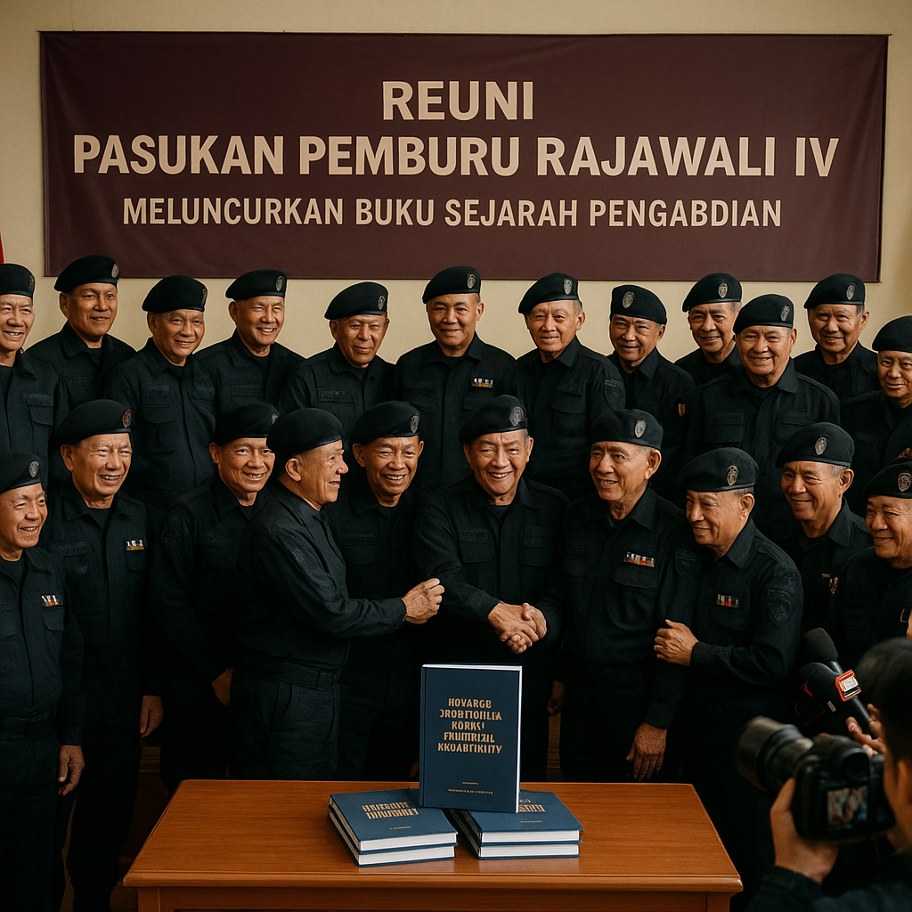 Pasukan Pemburu Rajawali IV Besutan Prabowo Subianto Reuni dan Terbitkan Buku