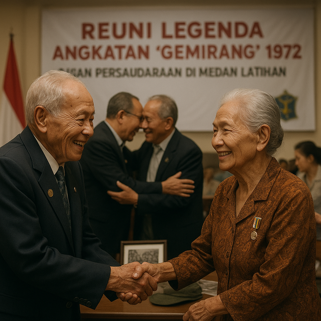 Reuni Legenda Angkatan 'Gemirang' 1972: Kisah Persaudaraan di Medan Latihan