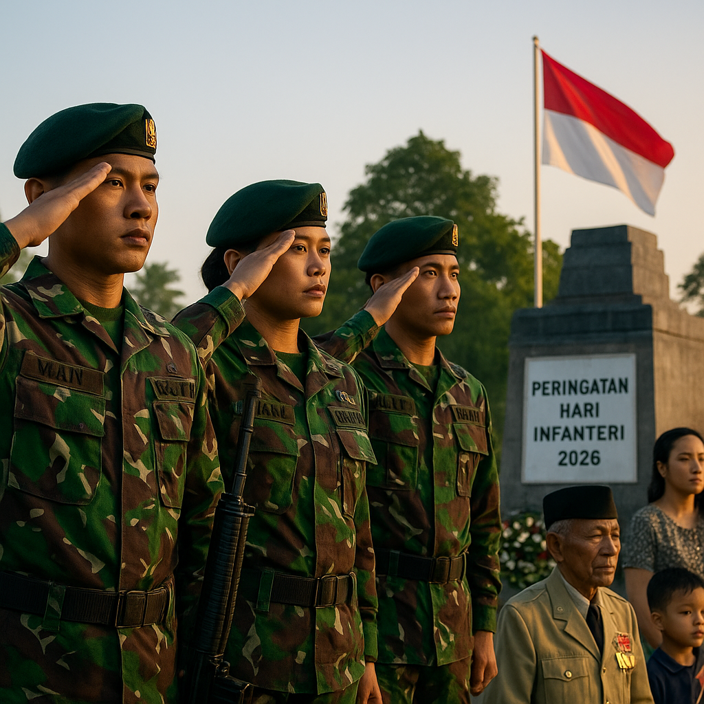 Peringatan Hari Infanteri: Hormat kepada Prajurit Penjaga Garis Terdepan