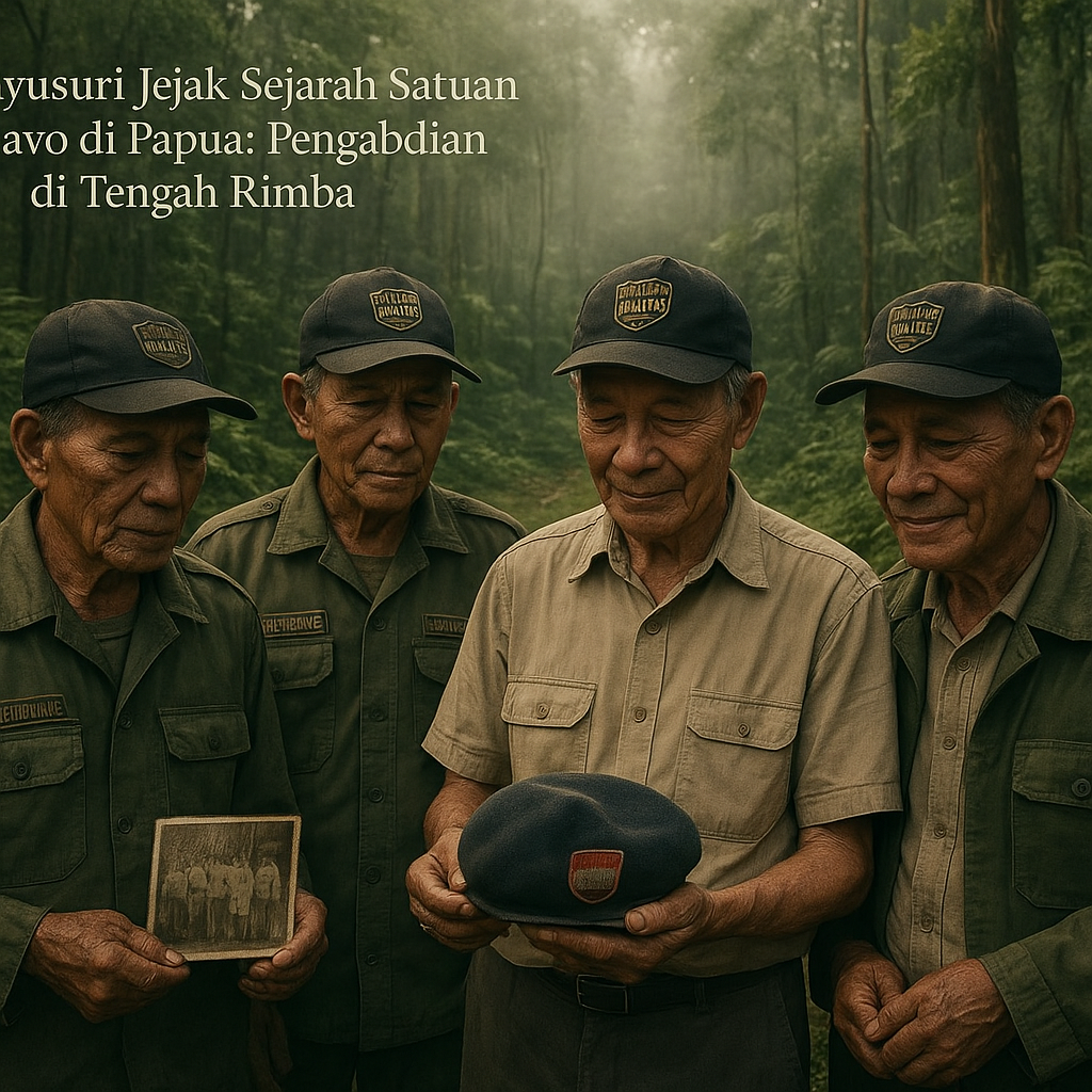 Menyusuri Jejak Sejarah Satuan Bravo di Papua: Pengabdian di Tengah Rimba
