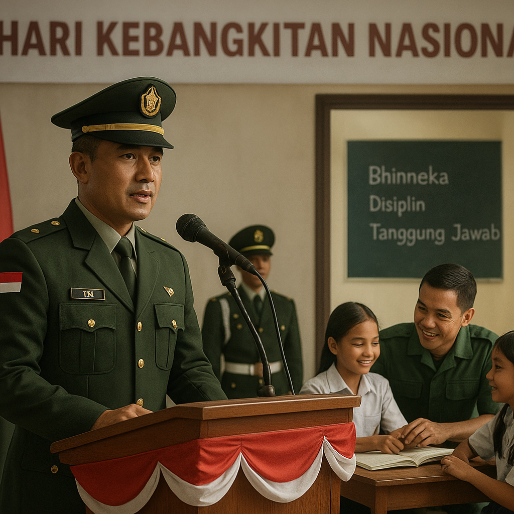 Peringatan Hari Kebangkitan Nasional dengan Nuansa Militer: Mengenang Peran TNI dalam Pendidikan Nasional