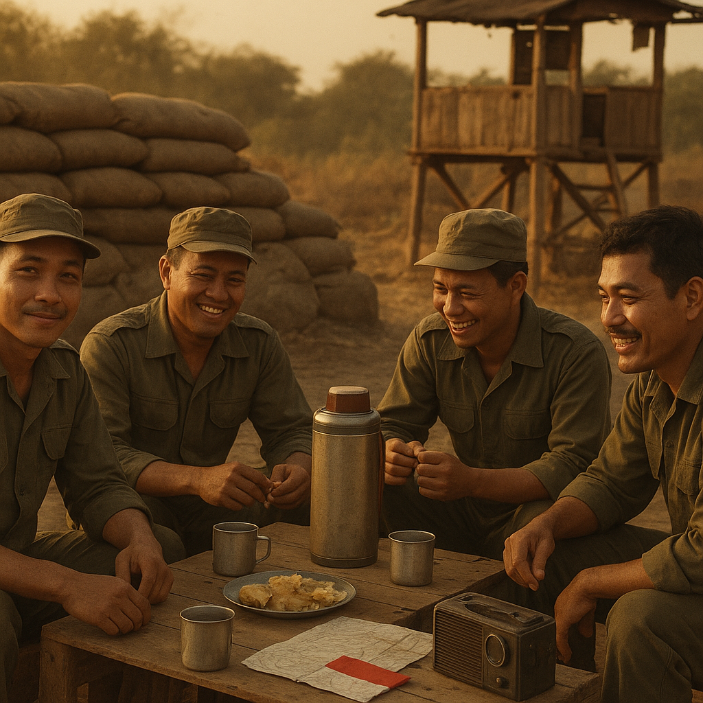 Arsip Foto Kenangan: Momen Keakraban Prajurit di Pos Terdepan Tahun 1980