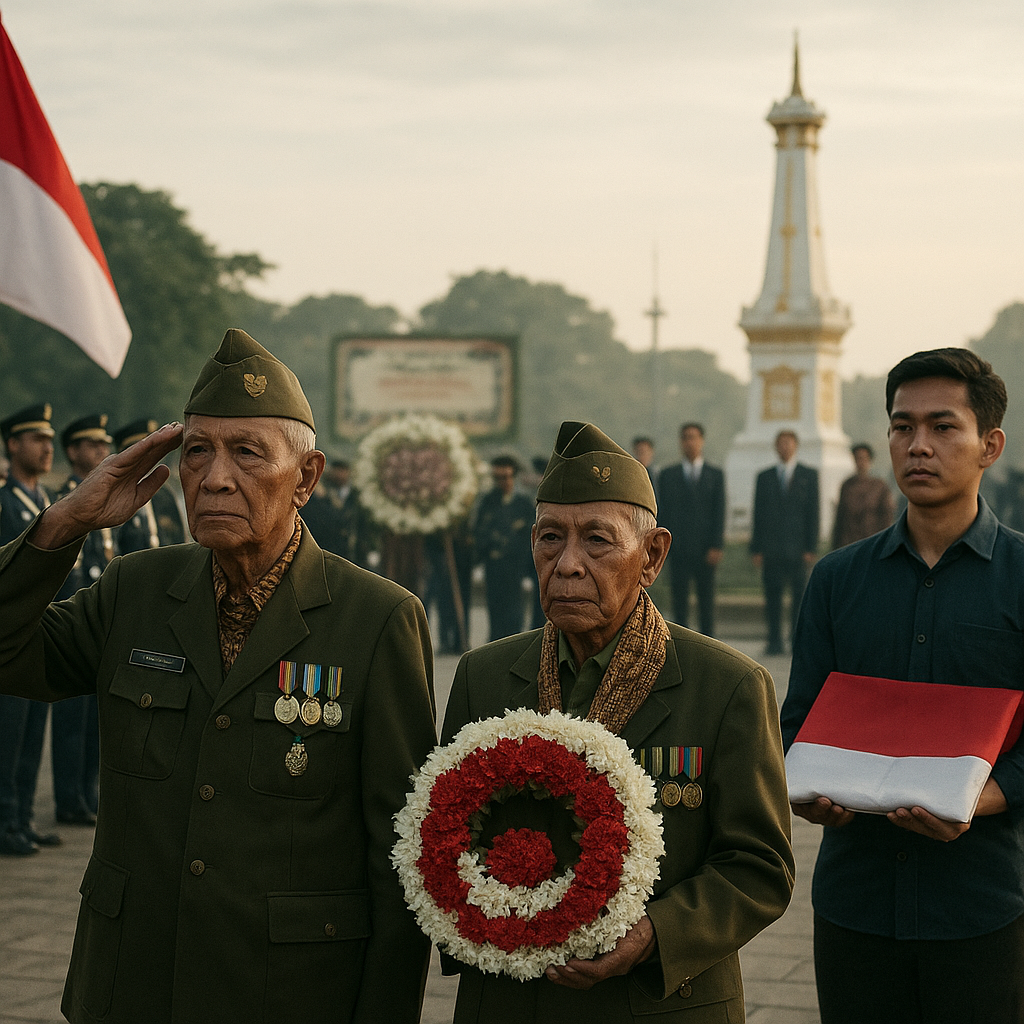 Peringatan 78 Tahun Serangan Umum 1 Maret di Yogyakarta, Purnawirawan Ingatkan Makna Perjuangan Total