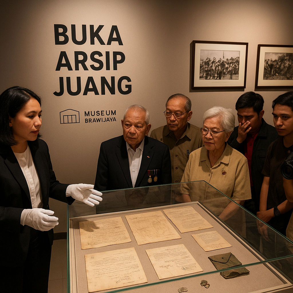 Buka Arsip Juang: Dokumen Langka Pertempuran Surabaya 1945 Dipamerkan di Museum Brawijaya