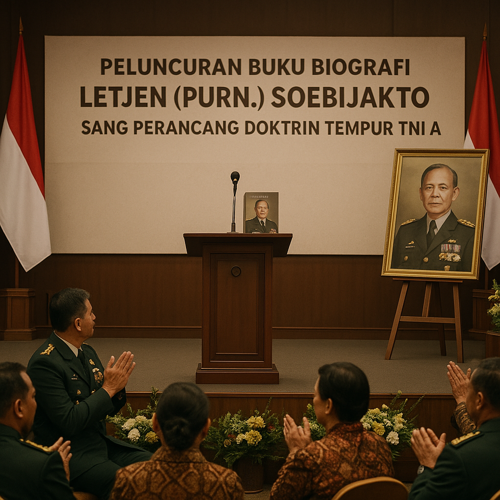 Peluncuran Buku Biografi Letjen (Purn.) Soebijakto, Sang Perancang Doktrin Tempur TNI AD