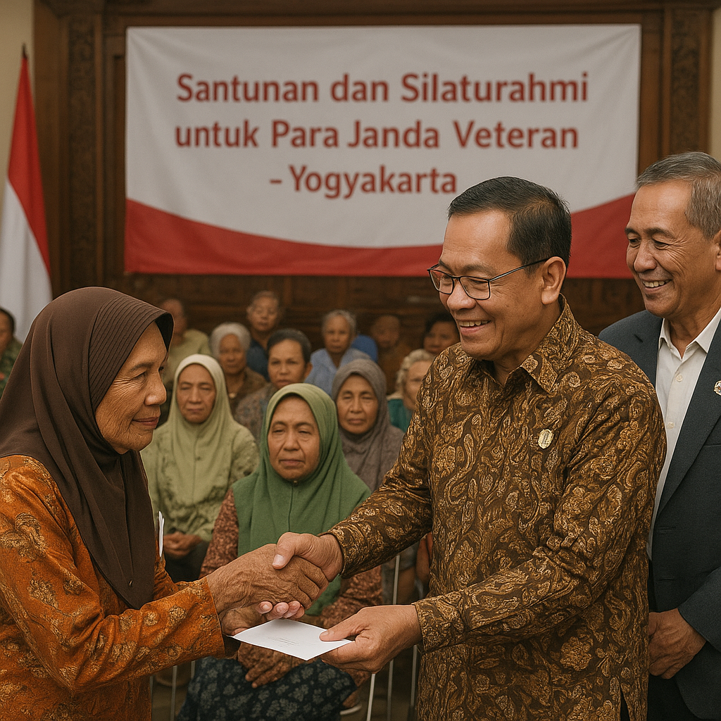 Santunan dan Silaturahmi untuk Para Janda Veteran di Yogyakarta