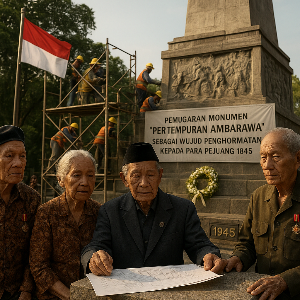 Pemugaran Monumen 'Pertempuran Ambarawa' sebagai Wujud Penghormatan kepada Para Pejuang 1945