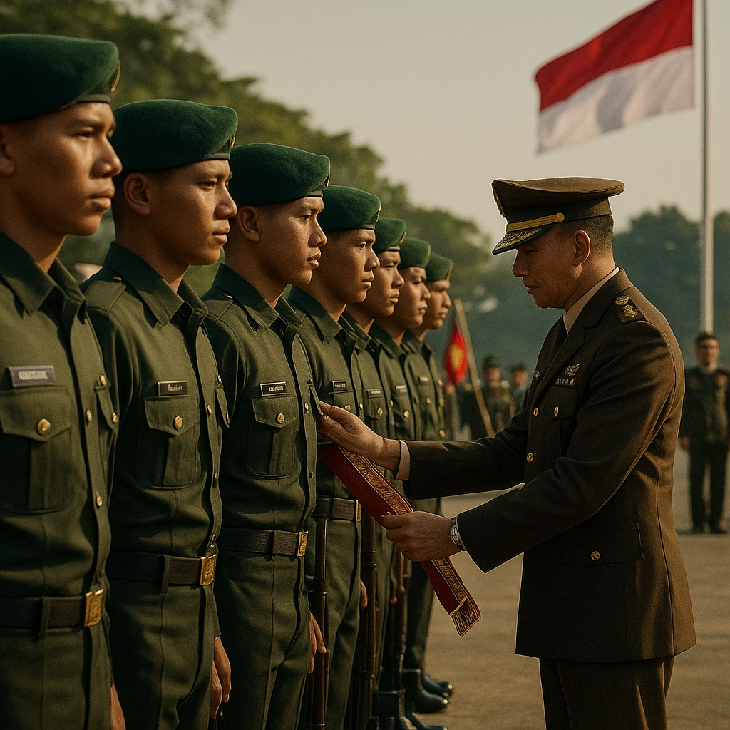 Upacara Tradisi Penerimaan Tamtama TNI AD Angkatan 2026, Wariskan Nilai-Nilai Sapta Marga