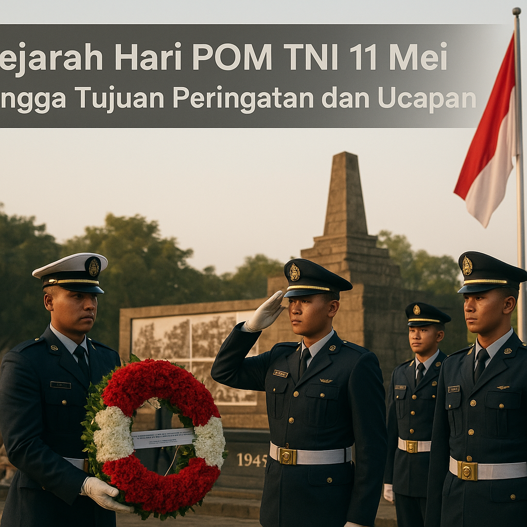 Sejarah Hari POM TNI 11 Mei hingga Tujuan Peringatan dan Ucapan