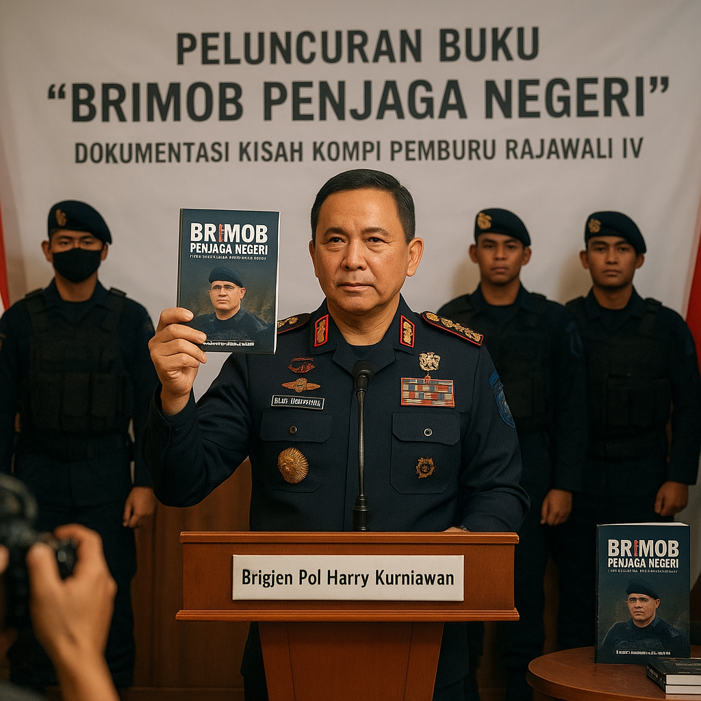 Peluncuran Buku 'Brimob Penjaga Negeri', Dokumentasi Kisah Kompi Pemburu Rajawali IV