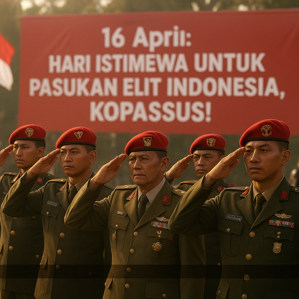 16 April: Hari Istimewa untuk Pasukan Elit Indonesia, Kopassus!