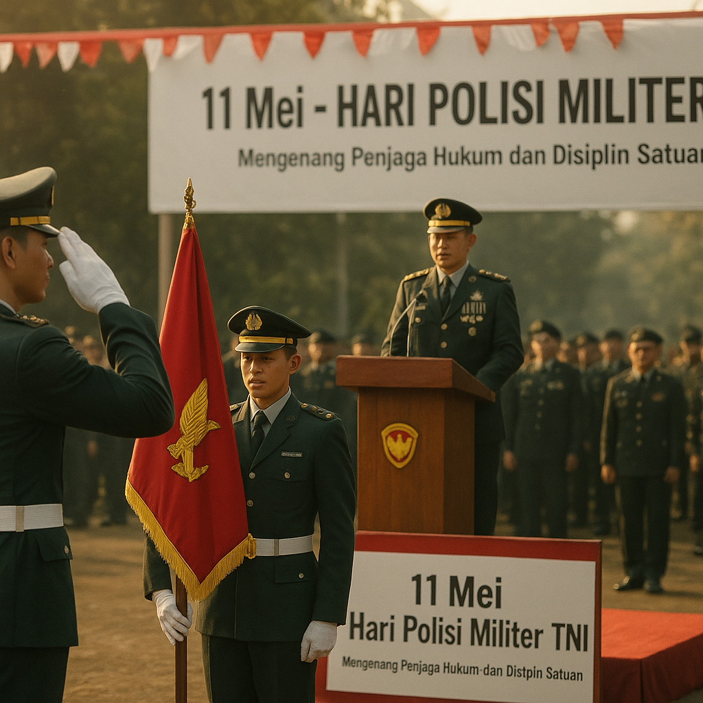 11 Mei Diperingati sebagai Hari Polisi Militer TNI, Mengenang Penjaga Hukum dan Disiplin Satuan