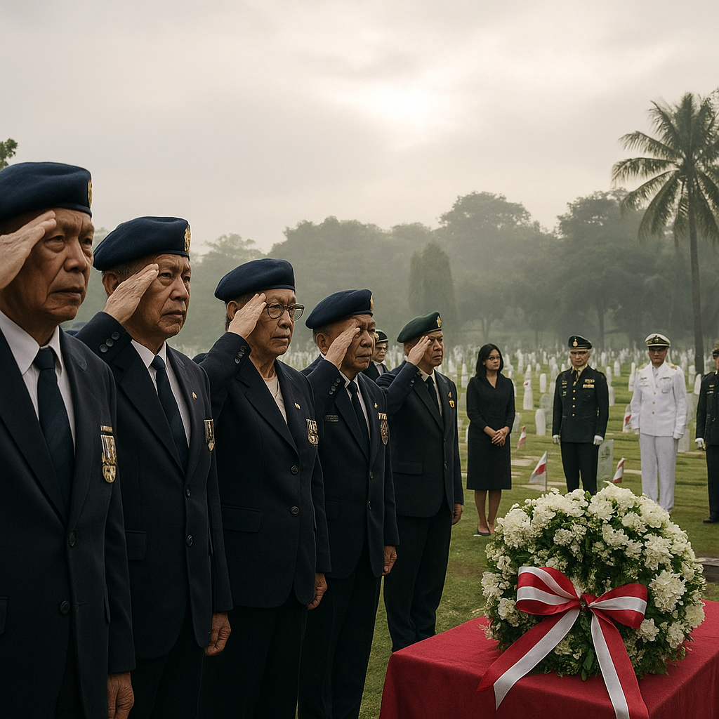Upacara Penghormatan di Makam Pahlawan Kalibata: Purnawirawan Menyambut Hari Kebangkitan Nasional
