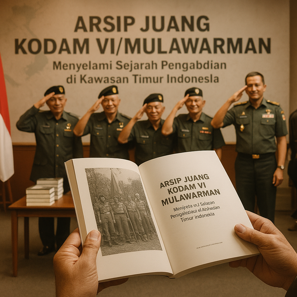 Peluncuran Buku "Arsip Juang Kodam VI/Mulawarman": Menyelami Sejarah Pengabdian di Kawasan Timur Indonesia