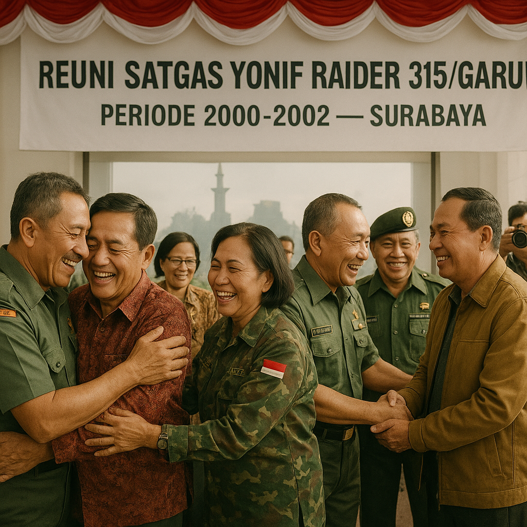 Reuni Satgas Yonif Raider 315/Garuda, Mengenang Pengabdian di Perbatasan Timor Barat