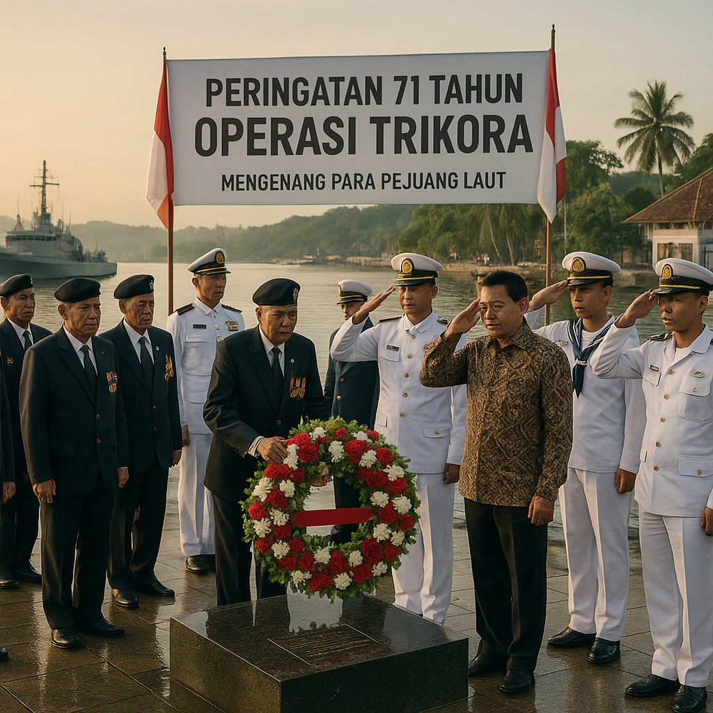 Peringatan 71 Tahun Operasi Trikora di Ambon, Mengenang Para Pejuang Laut