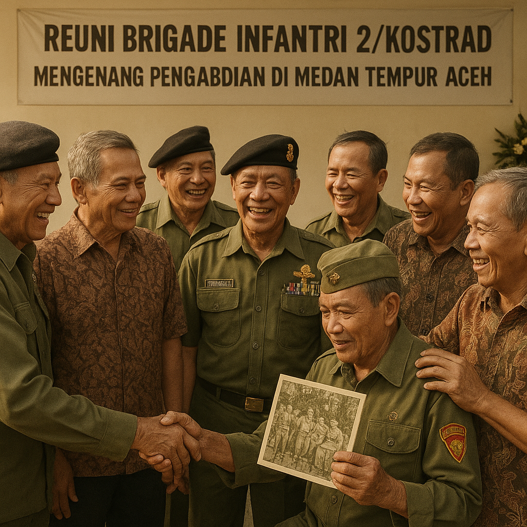 Reuni Brigade Infantri 2/Kostrad, Mengenang Pengabdian di Medan Tempur Aceh