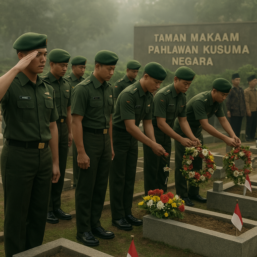 Ziarah Ke Makam Pahlawan, Tradisi Korem 072/Pamungkas Jaga Ingatan atas Pengorbanan Pendahulu
