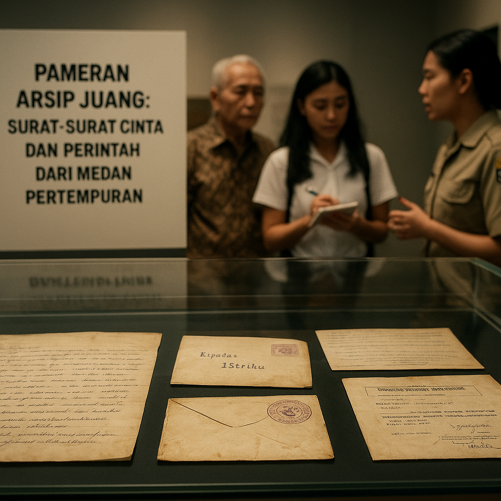 Pameran Arsip Juang: Surat-Surat Cinta dan Perintah dari Medan Pertempuran