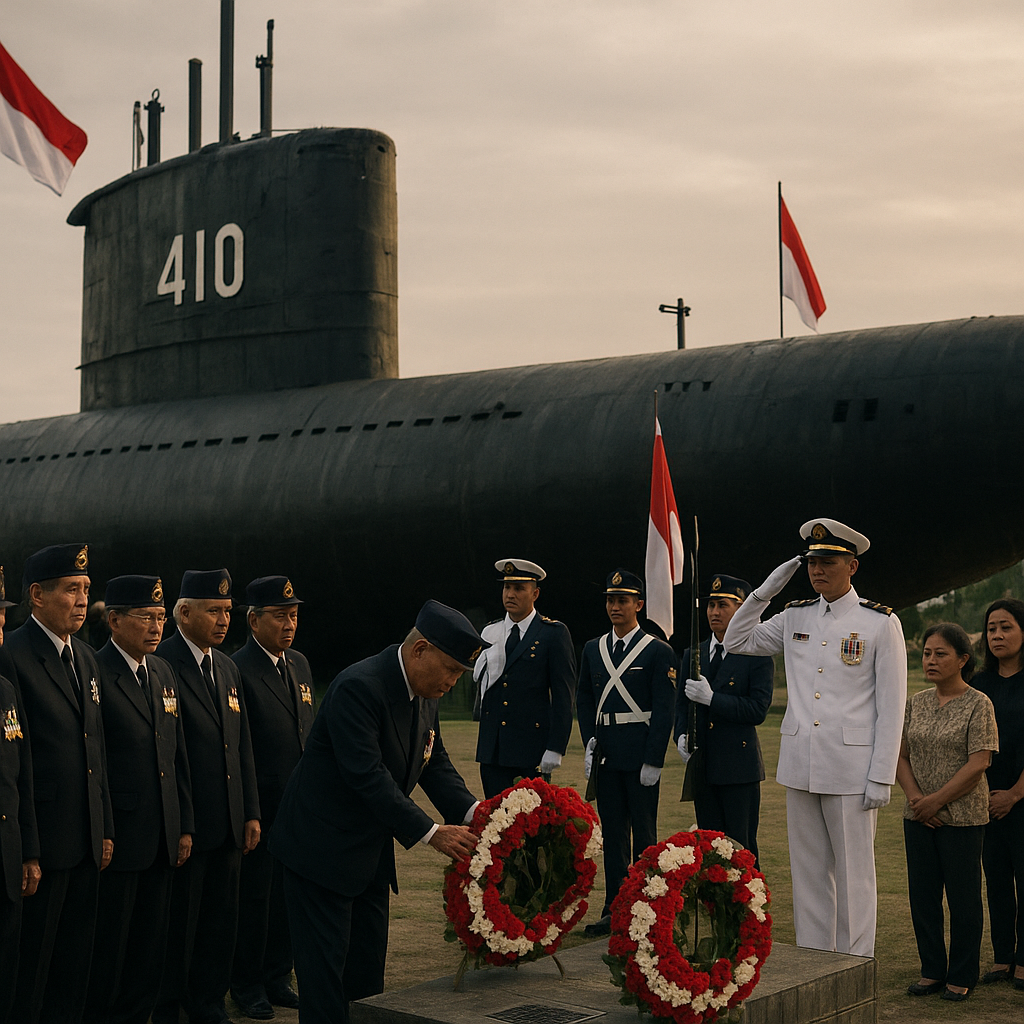 Upacara Penghormatan di Kapal Selam KRI Pasopati-410, Monumen Keperkasaan Armada Bawah Laut