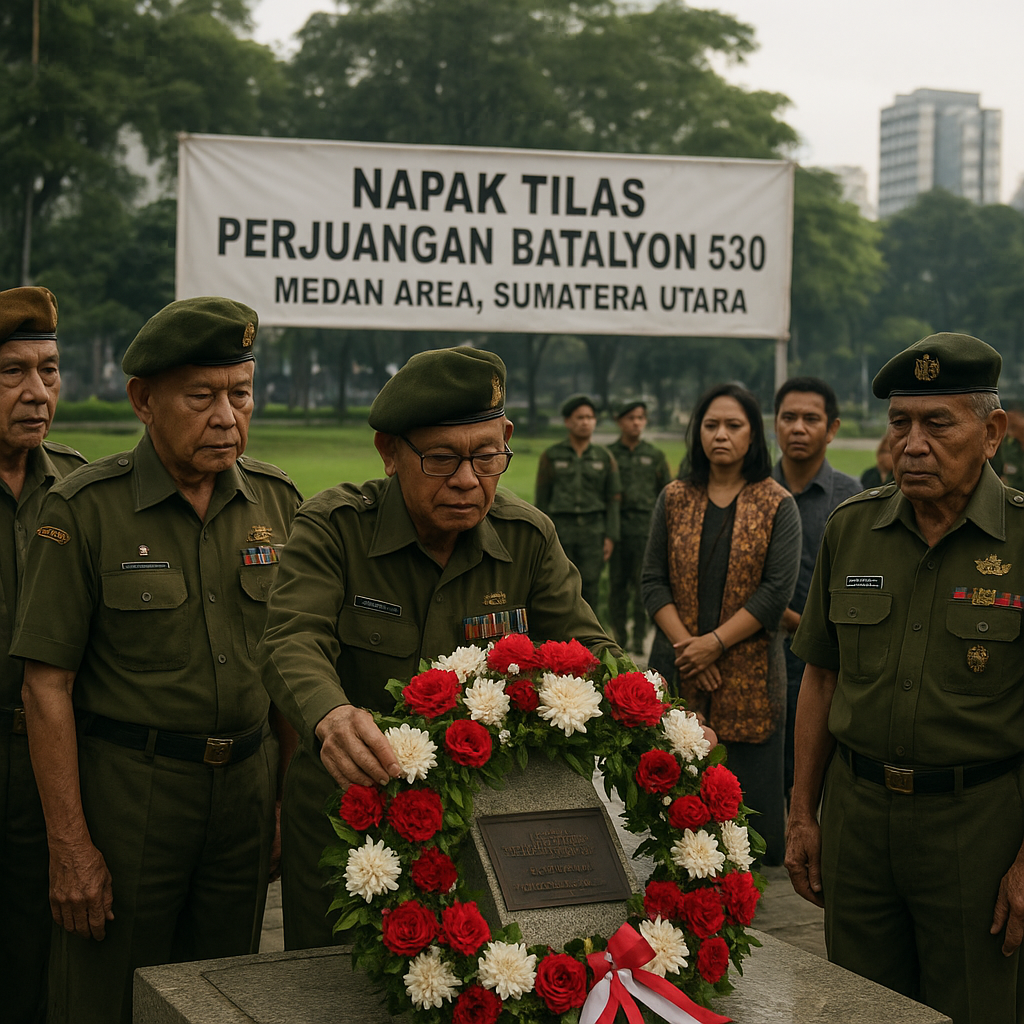Napak Tilas Perjuangan Batalyon 530 di Medan Area Sumatera Utara