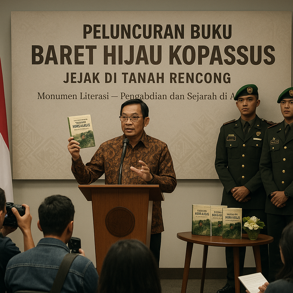 Peluncuran Buku 'Baret Hijau Kopassus: Jejak di Tanah Rencong'