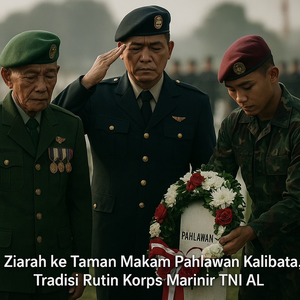 Ziarah ke Taman Makam Pahlawan Kalibata, Tradisi Rutin Korps Marinir TNI AL
