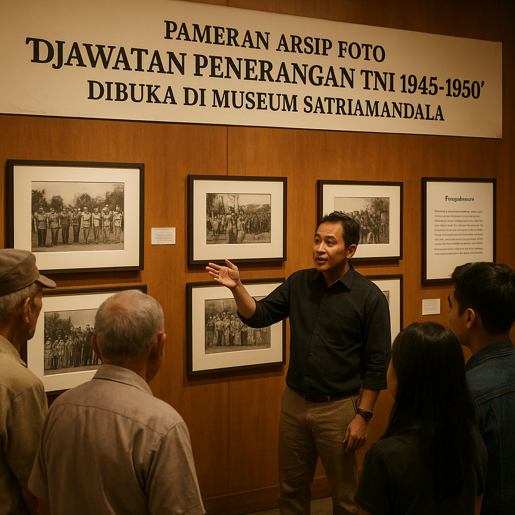 Pameran Arsip Foto 'Djawatan Penerangan TNI 1945-1950' Dibuka di Museum Satriamandala
