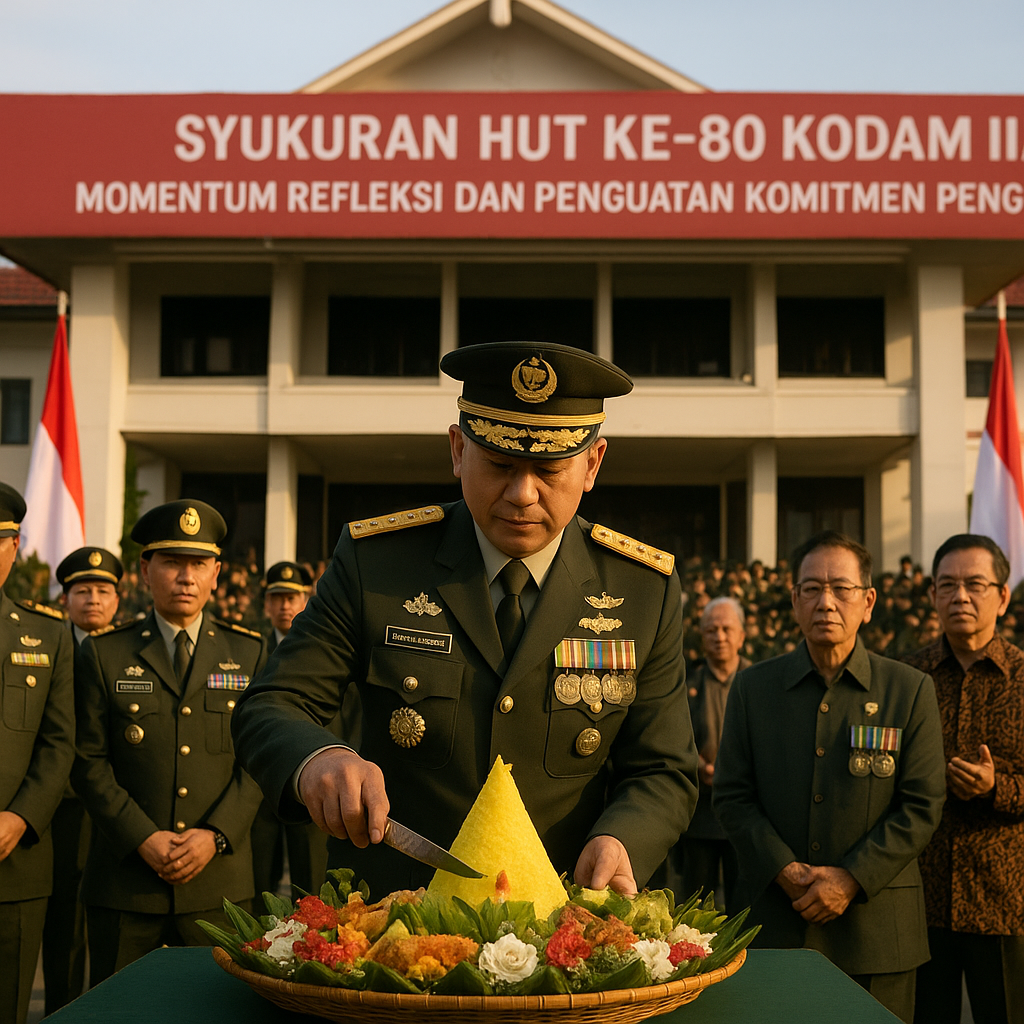 Syukuran HUT ke-80 Kodam II Sriwijaya: Momentum Refleksi dan Penguatan Komitmen Pengabdian