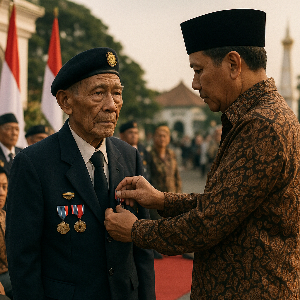 Upacara Penghargaan bagi Veteran Perang di Yogyakarta: Mengenang Pengorbanan dengan Khidmat