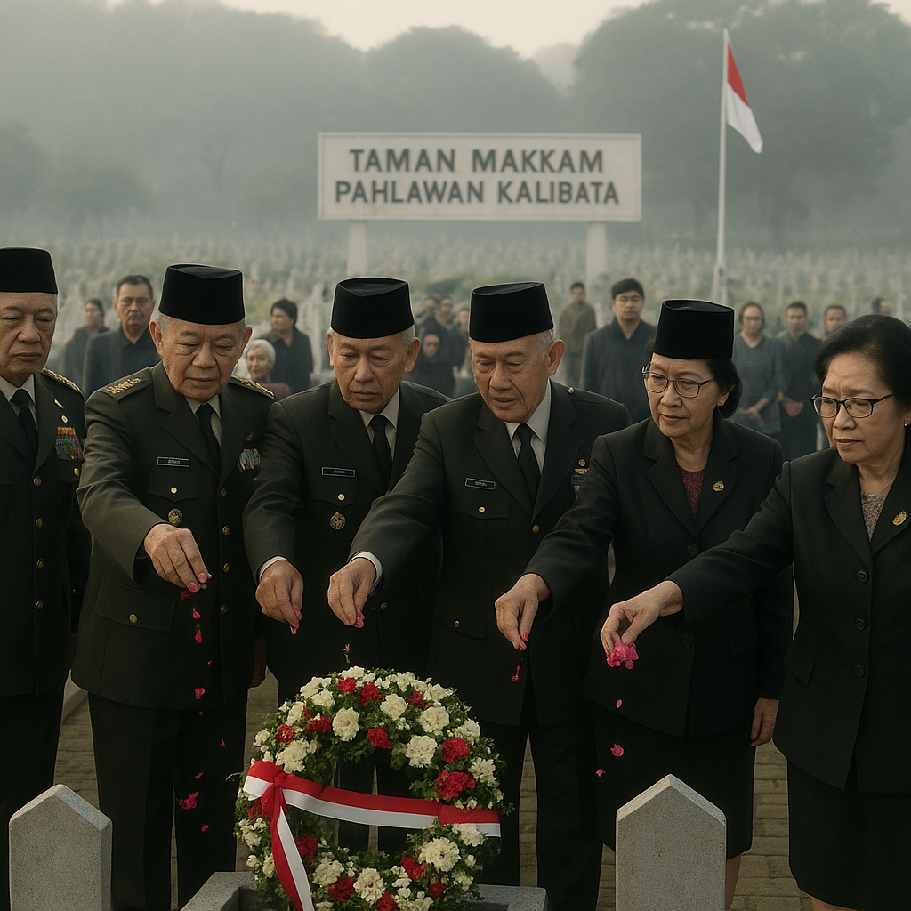 Ziarah ke TMP Kalibata, Jenderal (Purn) Berbagi Kisah Pertempuran Mempertahankan Irian Barat