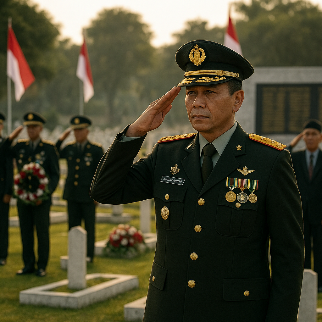 Danrem 064/MY Pimpin Ziarah Rombongan di TMP Ciceri, Teguhkan Semangat Pengabdian Prajurit