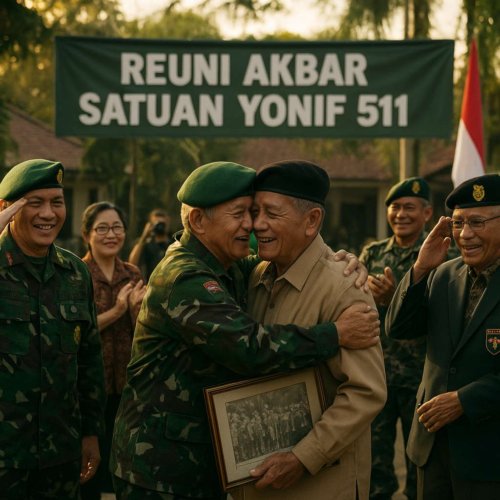 Reuni Akbar Satuan Yonif 511, Mengikat Kenangan dan Solidaritas Para Purnawirawan