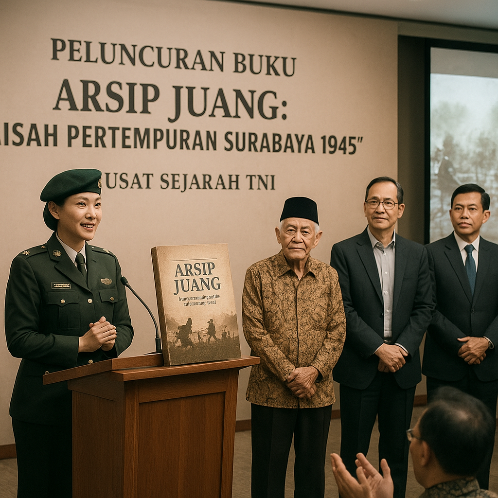Peluncuran Buku 'Arsip Juang: Kisah Pertempuran Surabaya 1945' oleh Pusat sejarah TNI