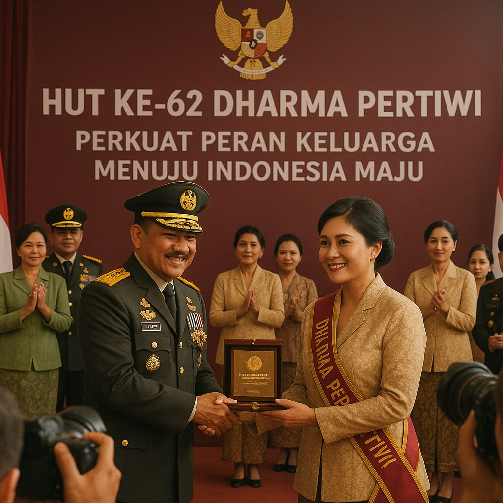Panglima TNI Apresiasi Dharma Pertiwi pada HUT ke-62: Perkuat Peran Keluarga Menuju Indonesia Maju