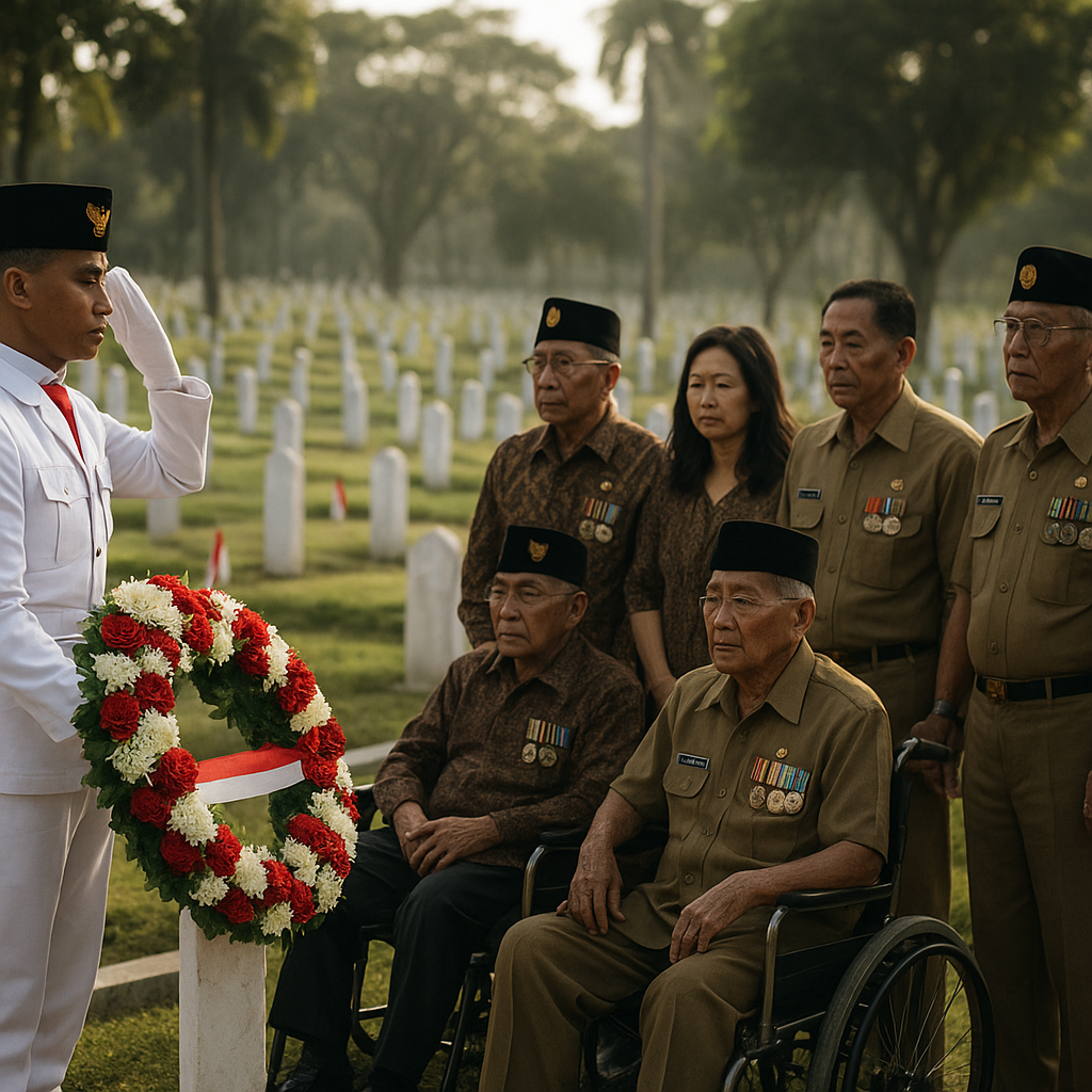 Upacara Penghormatan di Makam Pahlawan Kalibata, Kenangan Pengabdian Veteran