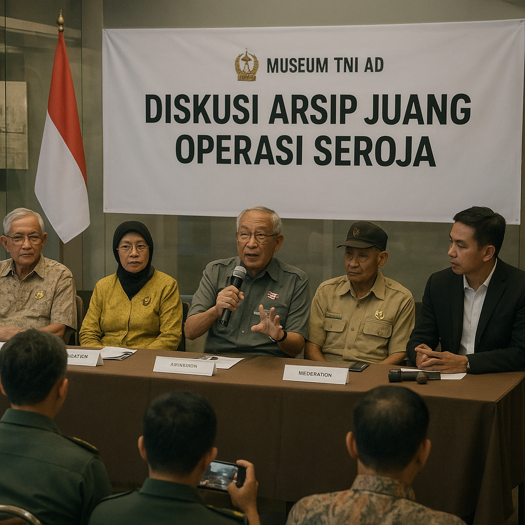 Diskusi Arsip Juang Operasi Seroja di Museum TNI AD
