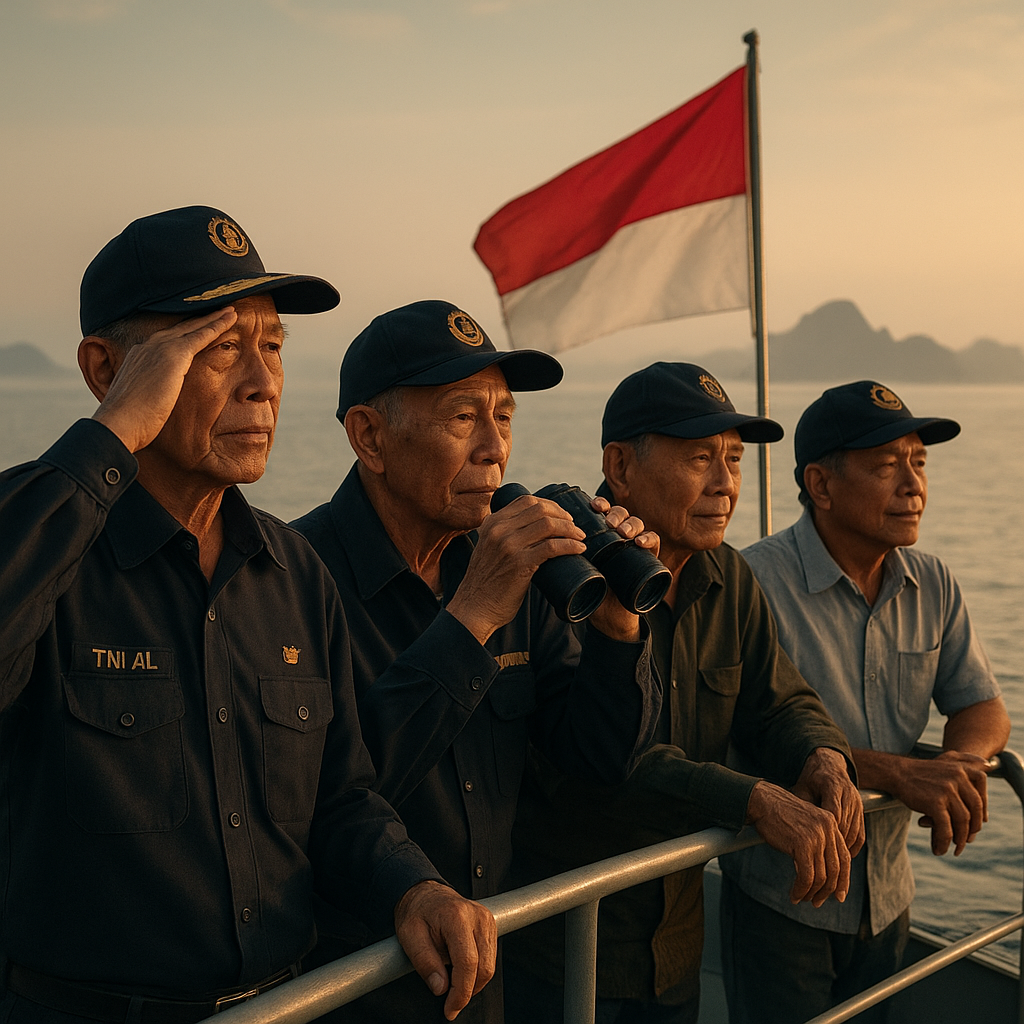 Kisah Pengabdian Purnawirawan TNI AL dalam Operasi di Laut Natuna