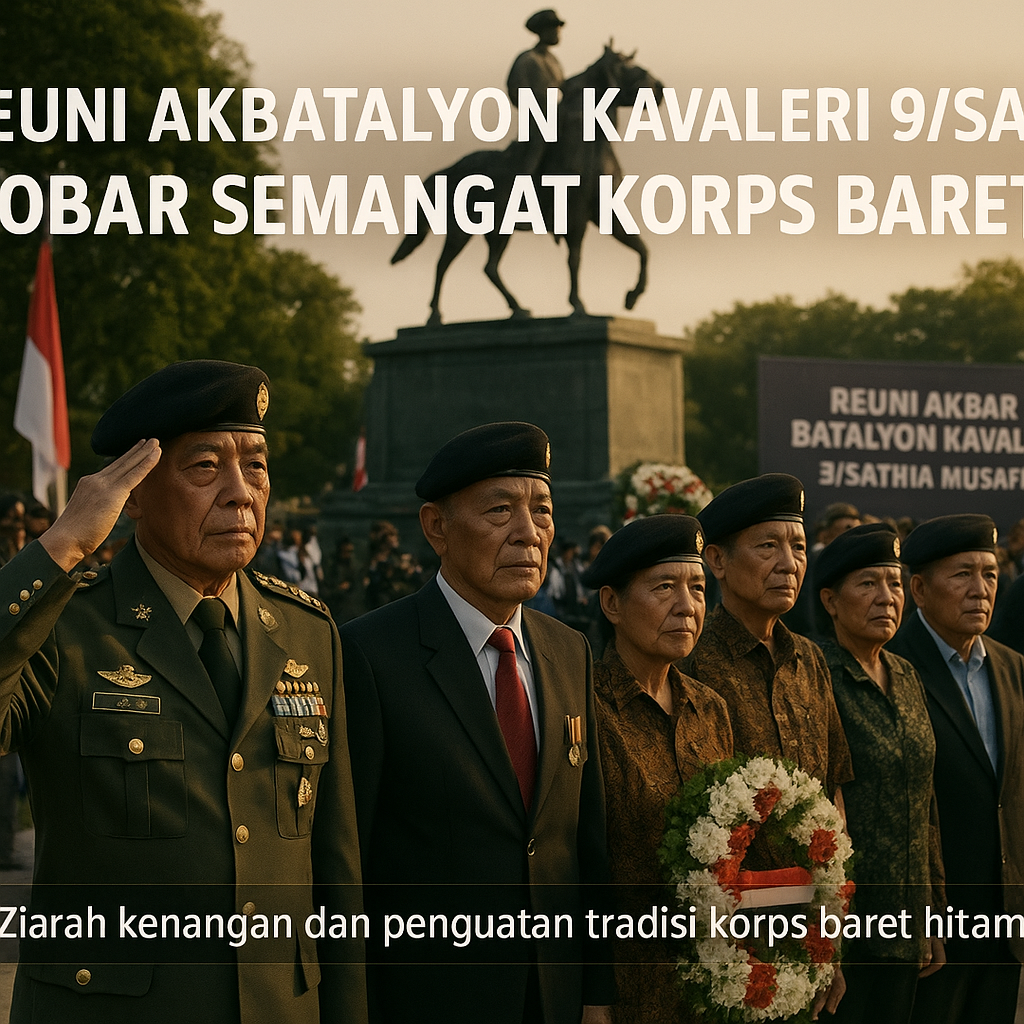 Reuni Akbar Batalyon Kavaleri 9/Satria Musafir, Kobar Semangat Korps Baret Hitam