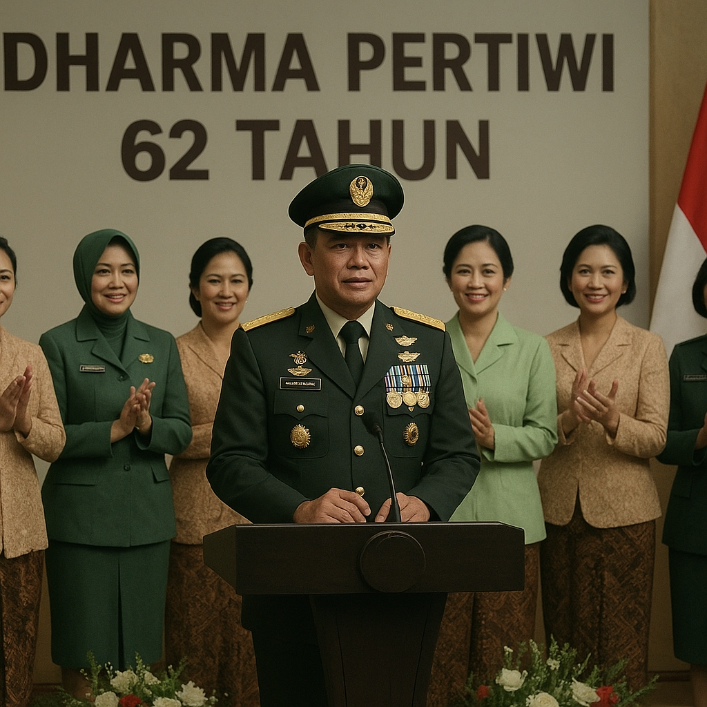 Dharma Pertiwi Genap 62 Tahun, Panglima TNI Apresiasi Peran Penguat Keluarga Prajurit