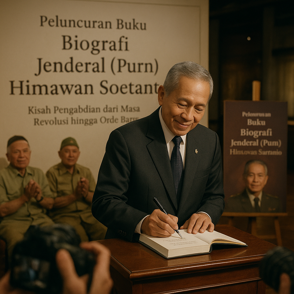 Peluncuran Buku Biografi Jenderal (Purn) Himawan Soetanto, Kisah Pengabdian dari Masa Revolusi hingga Orde Baru