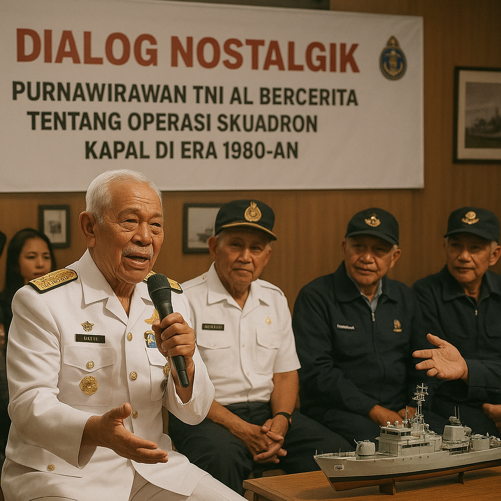 Dialog Nostalgik: Purnawirawan TNI AL Bercerita tentang Operasi Skuadron Kapal di Era 1980-an