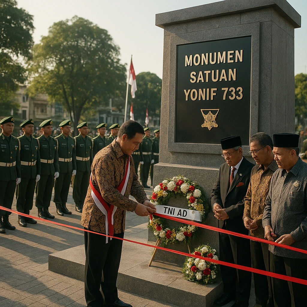 Restorasi Monumen Satuan Yonif 733 di Medan, Mengenang Jejak Pengabdian di Perbatasan