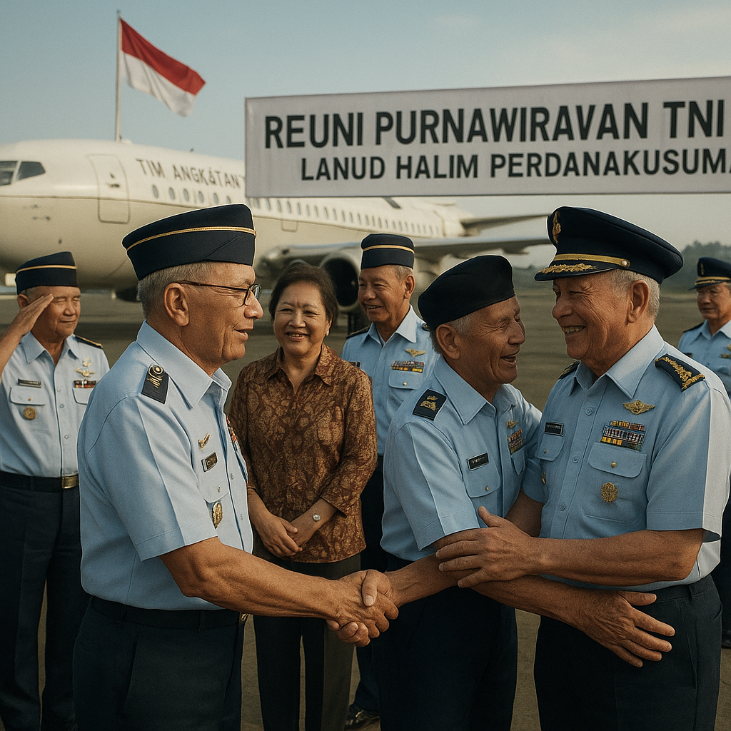 Purnawirawan TNI AU Kembali Berkumpul di Lanud Halim, Kenangi Masa Jaya sebagai 'Pengawal Langit'