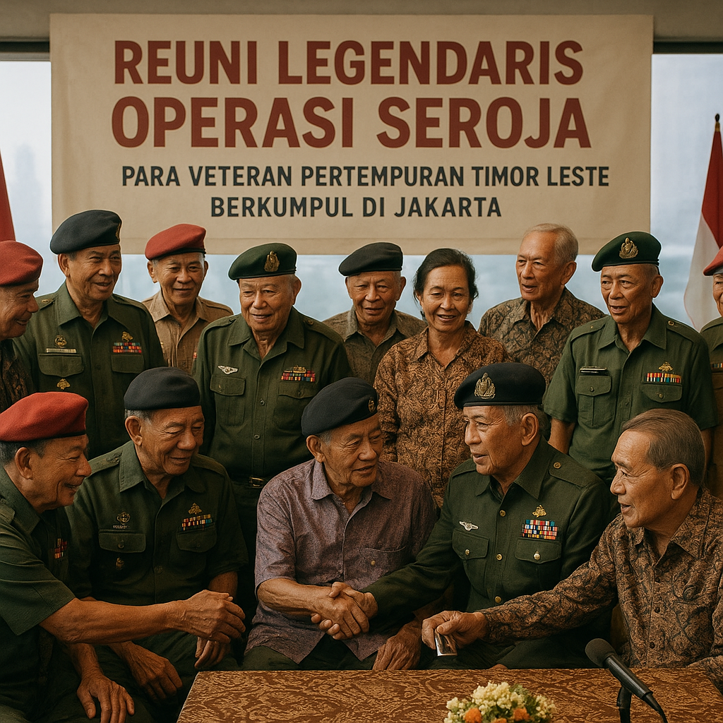 Reuni Legendaris Operasi Seroja: Para Veteran Pertempuran Timor Leste Berkumpul di Jakarta