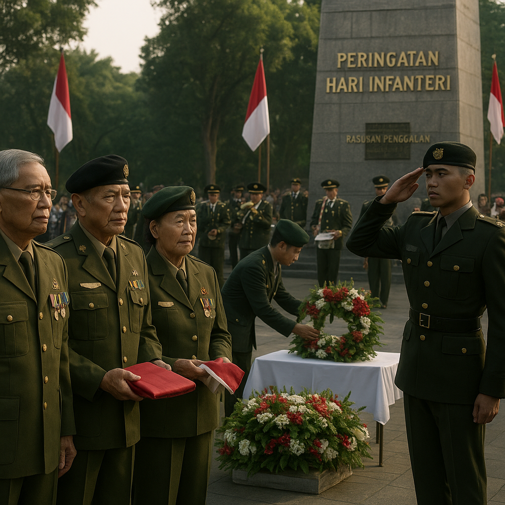 Peringatan Hari Infanteri di Bandung: Mengenang Perjuangan Pasukan Penggalan dalam Pertempuran Surabaya