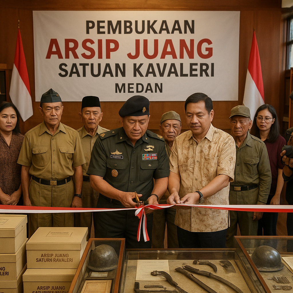 Pembukaan Arsip Juang Satuan Kavaleri di Medan: Dokumentasi Perjuangan dari Era Revolusi hingga Konflik Papua