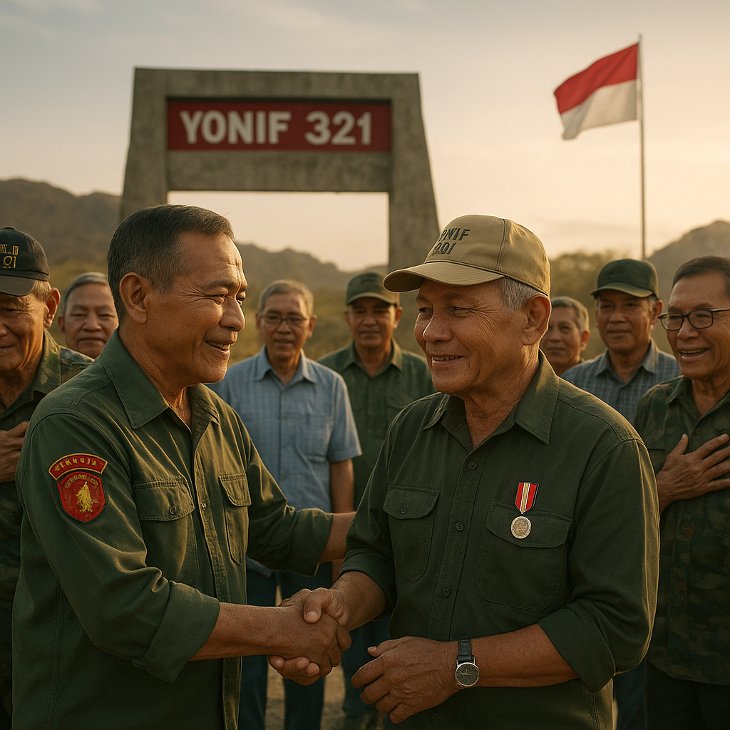 Reuni Akbar Mantan Prajurit Batalyon 321, Kenang Perjuangan di Perbatasan