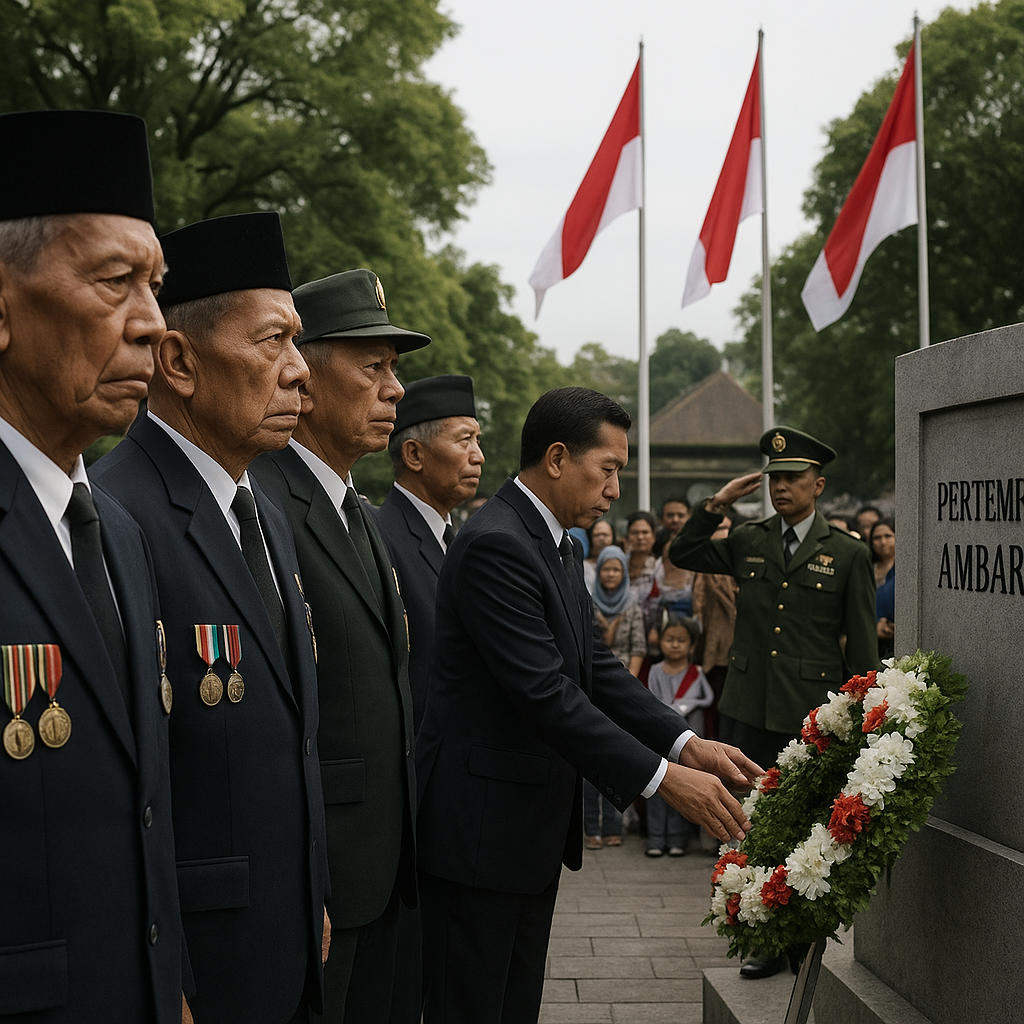 Upacara Penghormatan bagi Veteran Perang Kemerdekaan di Yogyakarta: Mengenang Perjuangan dalam Pertempuran Ambarawa
