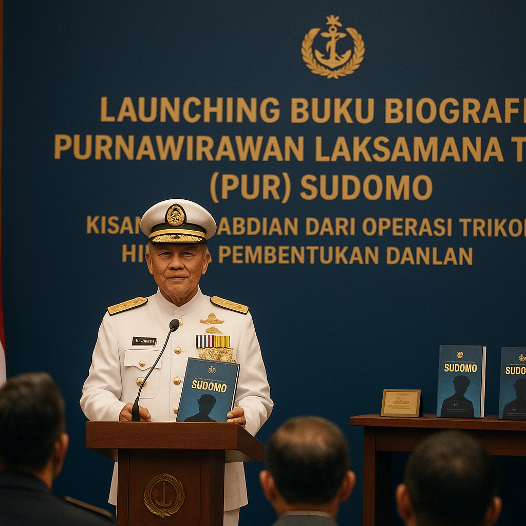 Launching Buku Biografi Purnawirawan Laksamana TNI (Pur) Sudomo: Kisah Pengabdian dari Operasi Trikora hingga Pembentukan Danlan